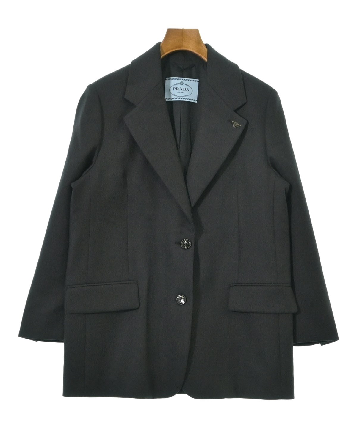 PRADA（プラダ）テーラードジャケット グレー サイズ:36(XS位