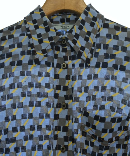 PRADA（プラダ）カジュアルシャツ 青 サイズ:36(XS位) レディース/2200664097097