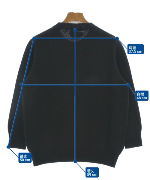 PRADA（プラダ）ニット・セーター 黒 サイズ:36(XS位) レディース/2200664097103