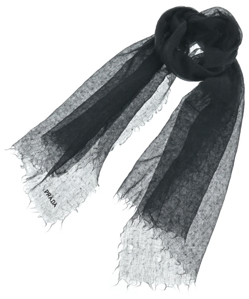 PRADA(プラダ)ストール 黒 サイズ:-/2200664097165