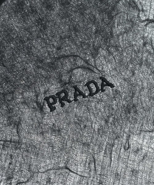 PRADA（プラダ）ストール 黒 サイズ:- レディース/2200664097165