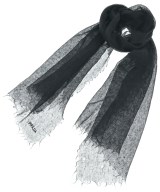 PRADA（プラダ）ストール 黒 サイズ:- レディース/2200664097165