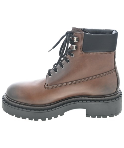 PRADA（プラダ）ブーツ 茶 サイズ:UK7 1/2(26cm位) メンズ/2200666132024