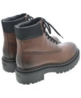 PRADA（プラダ）ブーツ 茶 サイズ:UK7 1/2(26cm位) メンズ/2200666132024