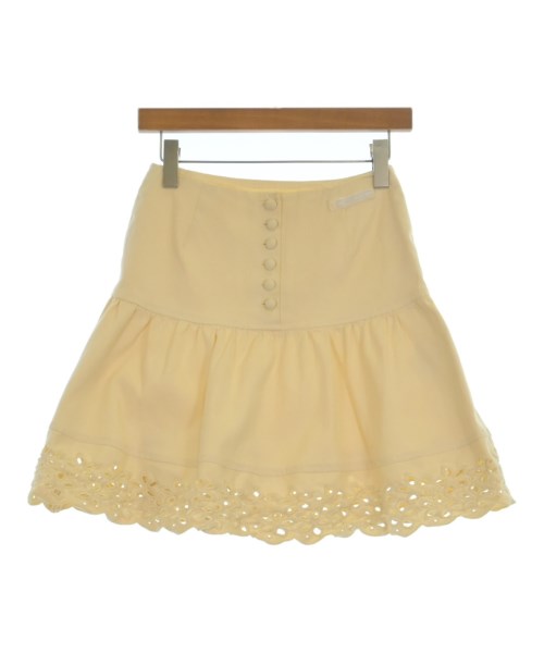 PRADA（プラダ）ミニスカート 白 サイズ:40(M位) レディース/2200666453037