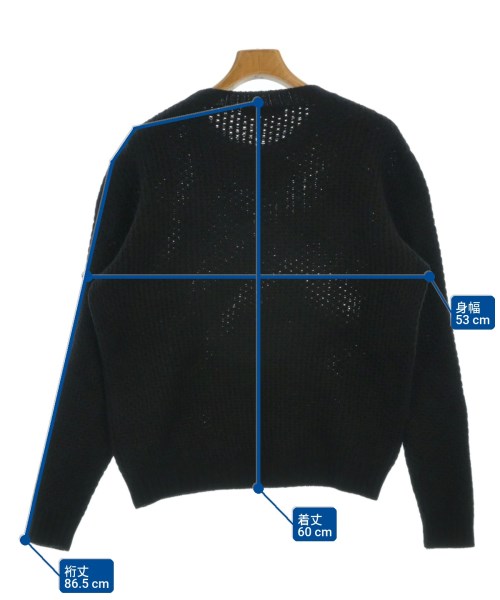 PRADA（プラダ）ニット・セーター 黒 サイズ:46(M位) メンズ/2200666836052