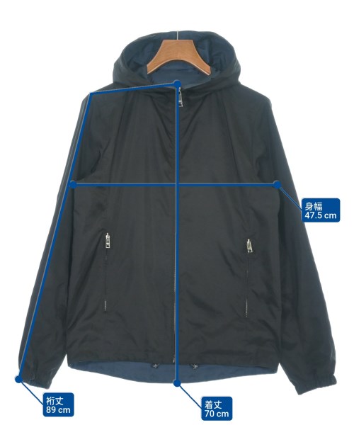 PRADA（プラダ）マウンテンパーカー 黒 サイズ:46(M位) メンズ/2200667267190