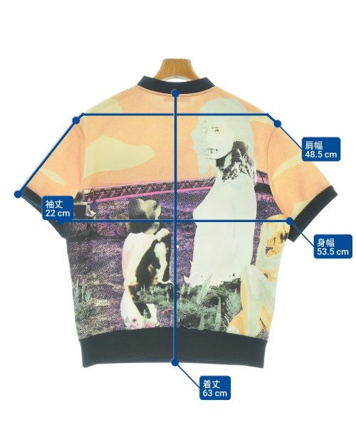 PRADA（プラダ）Tシャツ・カットソー オレンジ サイズ:M メンズ/2200667267213