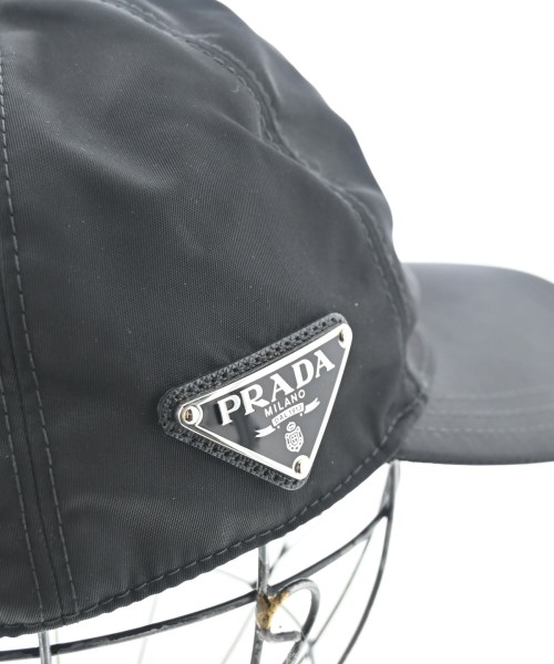 PRADA（プラダ）キャップ 黒 サイズ:- メンズ/2200667590038