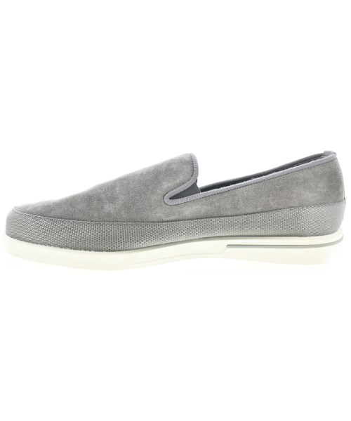 PRADA（プラダ）スニーカー グレー サイズ:8 1/2(27.5cm位) メンズ/2200667740099