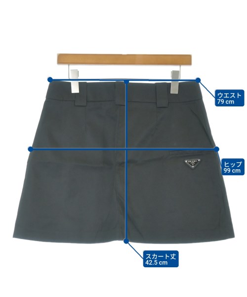 PRADA（プラダ）ミニスカート 黒 サイズ:42(M位) レディース/2200663782260