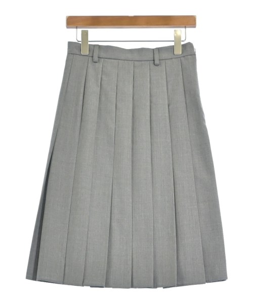 PRADA(プラダ)ひざ丈スカート グレー サイズ:38(S位)/2200668093019