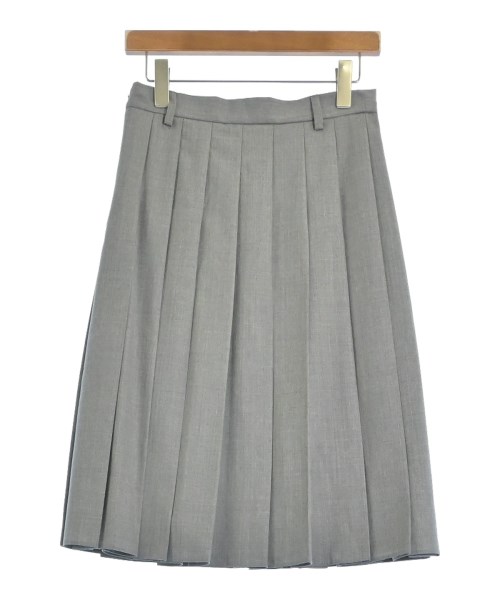 PRADA（プラダ）ひざ丈スカート グレー サイズ:38(S位) レディース/2200668093019
