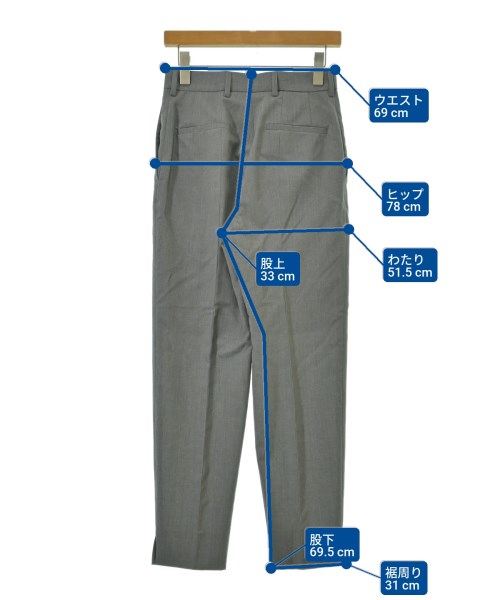 PRADA（プラダ）スラックス グレー サイズ:38(S位) レディース/2200668093026