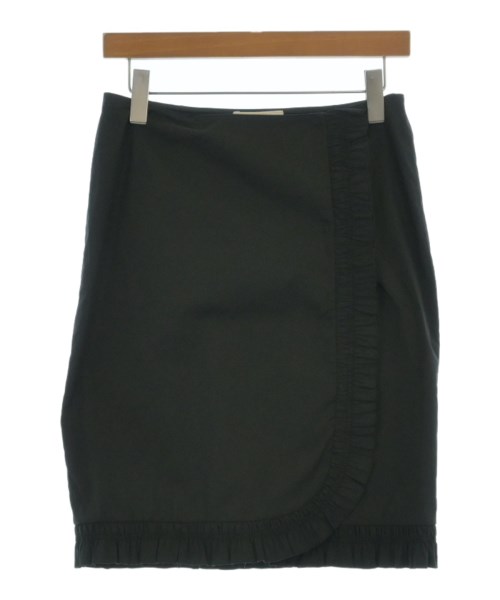 PRADA(プラダ)ひざ丈スカート 黒 サイズ:40(M位)/2200666082077