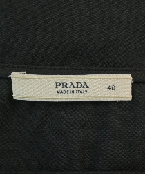 PRADA（プラダ）ひざ丈スカート 黒 サイズ:40(M位) レディース/2200666082077