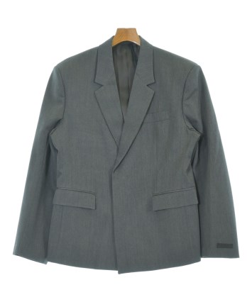 PRADA グレー テーラードジャケット PRADA（プラダ）テーラードジャケット グレー サイズ:52(XXL位) メンズ