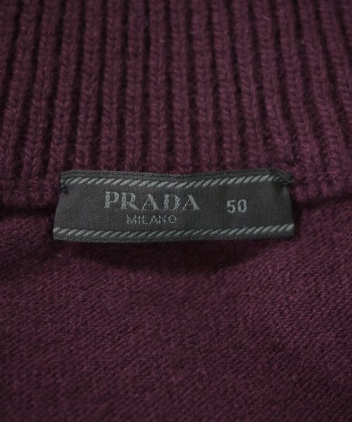 PRADA（プラダ）ニット・セーター 赤 サイズ:50(XL位) メンズ/2200668225458