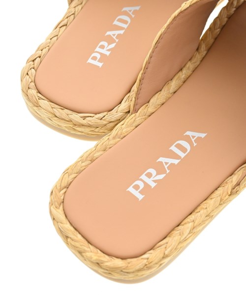 PRADA（プラダ）サンダル ベージュ サイズ:8(27cm位) メンズ/2200669712018