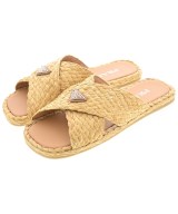PRADA（プラダ）サンダル ベージュ サイズ:8(27cm位) メンズ/2200669712018