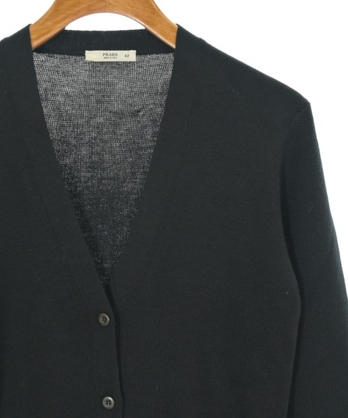 PRADA（プラダ）カーディガン 黒 サイズ:42(M位) レディース/2200668927017