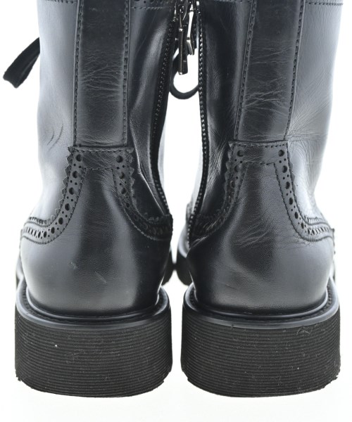 PRADA（プラダ）ブーツ 黒 サイズ:EU38(24.5cm位) レディース/2200669400083