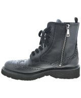 PRADA（プラダ）ブーツ 黒 サイズ:EU38(24.5cm位) レディース/2200669400083