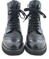 PRADA（プラダ）ブーツ 黒 サイズ:EU38(24.5cm位) レディース/2200669400083