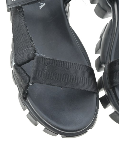 PRADA（プラダ）サンダル 黒 サイズ:EU38(24.5cm位) レディース/2200669700091