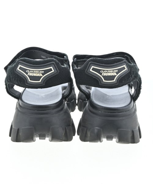 PRADA（プラダ）サンダル 黒 サイズ:EU38(24.5cm位) レディース/2200669700091