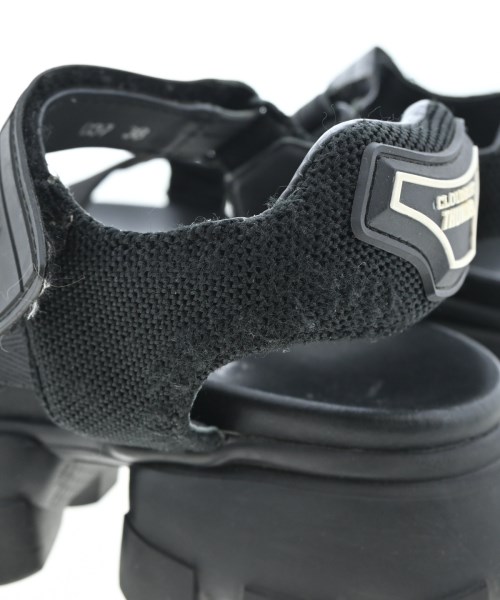 PRADA（プラダ）サンダル 黒 サイズ:EU38(24.5cm位) レディース/2200669700091