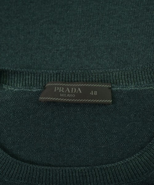 PRADA（プラダ）ニット・セーター 緑 サイズ:48(L位) メンズ/2200669858051