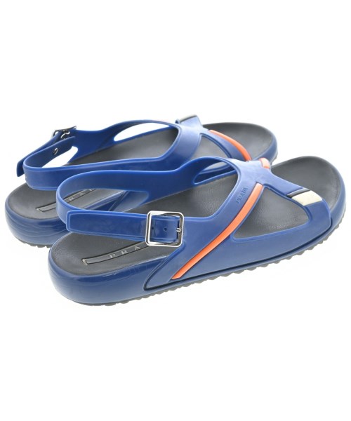 PRADA（プラダ）サンダル 青 サイズ:UK9(27.5cm位) メンズ/2200666461032