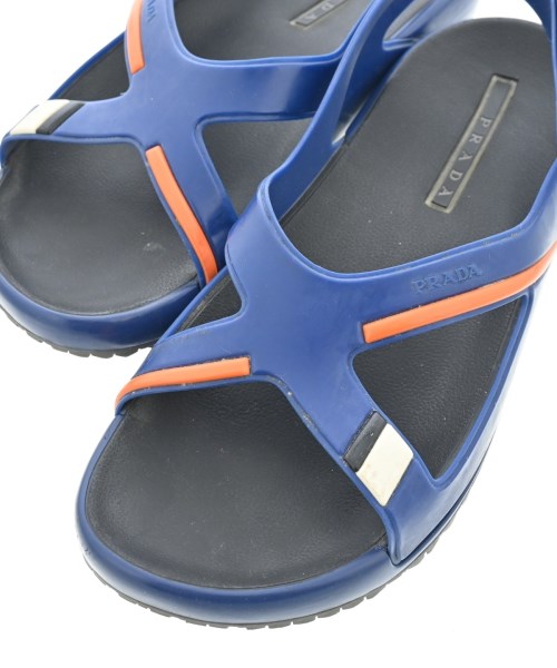 PRADA（プラダ）サンダル 青 サイズ:UK9(27.5cm位) メンズ/2200666461032