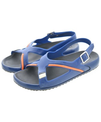 PRADA（プラダ）サンダル 青 サイズ:UK9(27.5cm位) メンズ