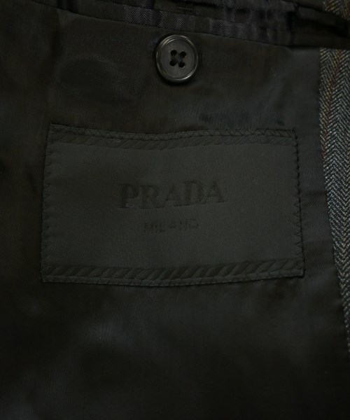 PRADA（プラダ）チェスターコート グレー サイズ:48(L位) メンズ/2200666461087