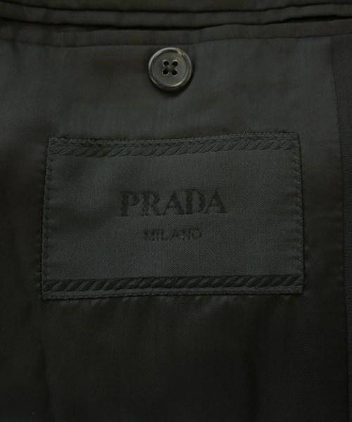 PRADA（プラダ）テーラードジャケット 黒 サイズ:48(L位) メンズ/2200220946043