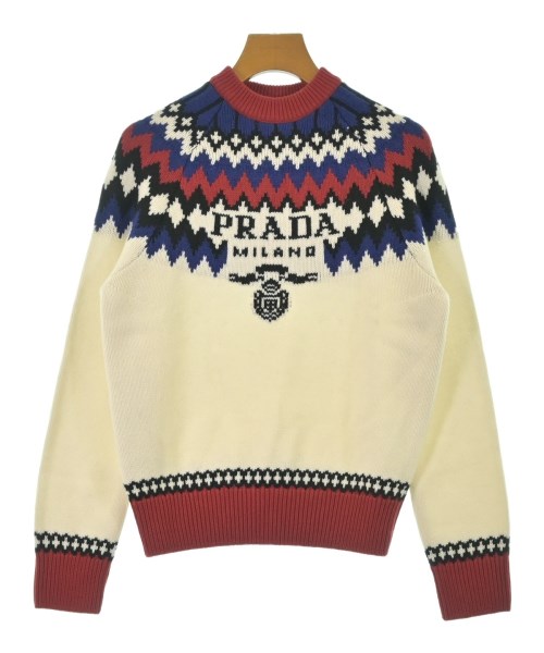 PRADA(プラダ)ニット・セーター 白 サイズ:36(XS位)/2200670308019