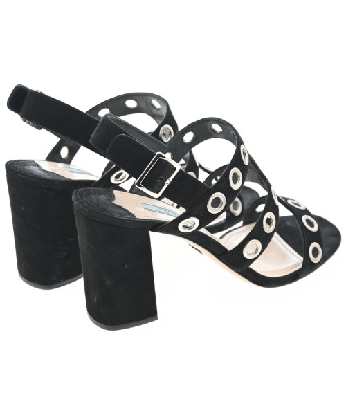 PRADA（プラダ）サンダル 黒 サイズ:EU38(24.5cm位) レディース/2200670721061