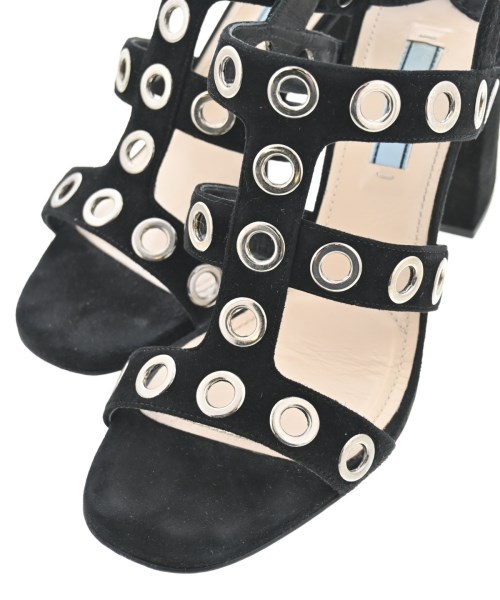 PRADA（プラダ）サンダル 黒 サイズ:EU38(24.5cm位) レディース/2200670721061