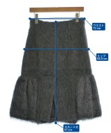 PRADA（プラダ）ロング・マキシ丈スカート グレー サイズ:40(M位) レディース/2200667867079