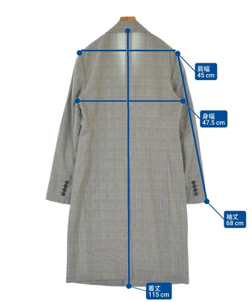 PRADA（プラダ）チェスターコート グレー サイズ:48(L位) メンズ/2200671724016