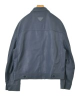 PRADA（プラダ）ライダース 紺 サイズ:48(L位) メンズ/2200671919054