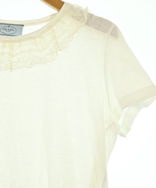 PRADA（プラダ）Tシャツ・カットソー 白 サイズ:L レディース/2200672315183