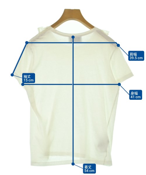 PRADA（プラダ）Tシャツ・カットソー 白 サイズ:L レディース/2200672315183