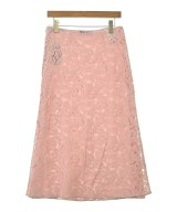 PRADA（プラダ）ロング・マキシ丈スカート ピンク サイズ:40(S位) レディース/2200672315350