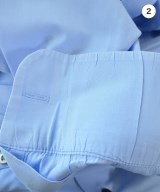 PRADA（プラダ）ドレスシャツ 青 サイズ:40(L位) メンズ/2200672371042