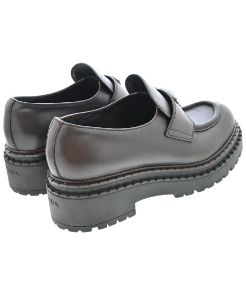 PRADA（プラダ）ドレスシューズ/ローファー 茶 サイズ:EU37 1/2(24cm位) レディース/2200726122019