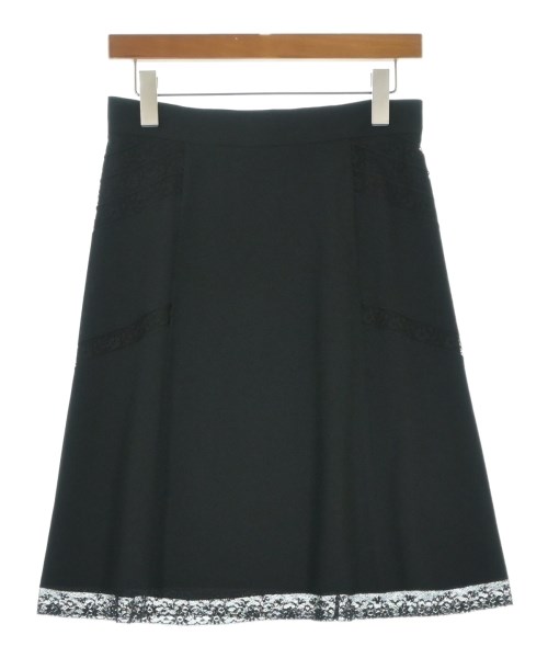 PRADA（プラダ）ひざ丈スカート 黒 サイズ:40(M位) レディース/2200722320099