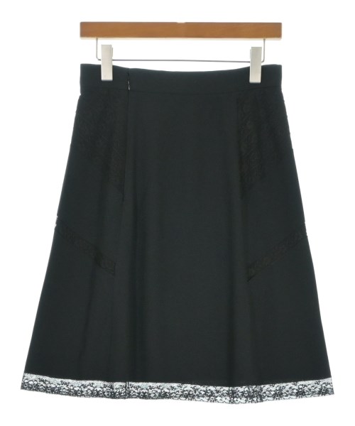 PRADA（プラダ）ひざ丈スカート 黒 サイズ:40(M位) レディース/2200722320099
